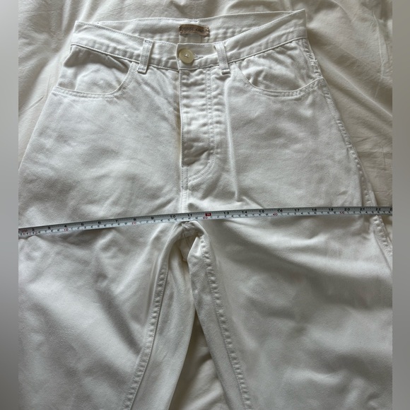 Jesse Kamm California Wide white denim size 2. - Picture 12 of 13